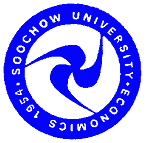 經濟學系系徽，有 SOOCHOW UNIVERSITY ECONOMICS 1954字樣